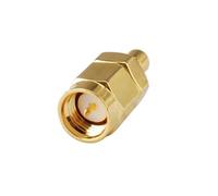 conecto Adaptateur SMA, couplage MCX, connecteur SMA avec Broche vers connecteur SMB avec Broche, Adaptateur pour connecter Les connecteurs SMA aux connecteurs SMB, plaqué Or