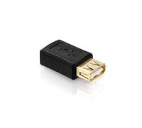 conecto Adaptateur USB 2.0, Prise Micro USB vers Prise USB-A, Noir/Or