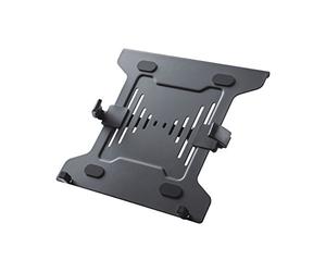 conecto, Adaptateur VESA pour notebooks et Ordinateurs Portables, Surface de Contact 30 x 22,5 cm, capacité de Charge : 9 kg Max., VESA 75x75 & 100x100, Noir