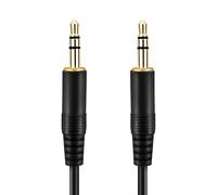 conecto câble audio, jack 3,5 mm vers jack 3,5 mm, noir, 0,60 m