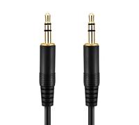 conecto câble audio, jack 3,5 mm vers jack 3,5 mm, noir, 1 m
