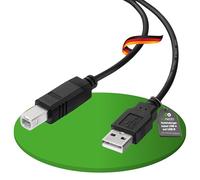 conecto câble USB 2.0 / câble d'imprimante, prise USB A vers prise USB B, 480 MBit/s, noir, 1.80m