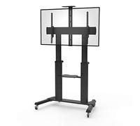 conecto CC50014 Support TV professionnel pour écrans plats (LM-FS03G) Ø 140-254cm (55-100 "), VESA1000x600, aluminium, hauteur réglable, noir