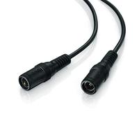 conecto, extension de connecteur cylindrique, câble de charge basse tension, prise 5,5 x 2,5 mm vers prise 5,5 x 2,5 mm, 50 cm, noir