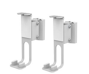 conecto Lot de 2 Supports muraux pour Haut-parleurs Sonos® One, Sonos® One SL, Sonos® Play:1, Charge maximale : 3 kg, Blanc