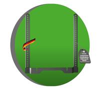 conecto Support d'enceinte pour Supports Sonos® Ray et TV, Charge jusqu'à 2 kg, Noir