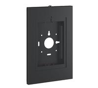 conecto Support Mural pour Tablette, boîtier en Acier verrouillable pour Tab A 10.1 (2019)/ Tab A7/ S6 Lite 10.4/10.5"/11 et iPad 5/6/7/8/9/ iPad Air 9.7"/ 10.5"/10.9" / iPad Air 9,7"/10,5"/11, Noir