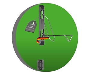 conecto Support mural pour vélo, pivotant, réglable en hauteur pour VTT, vélo électrique jusqu'à 35 kg, suspension de cave garage mur, noir