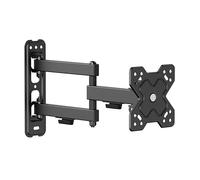 conecto Support Mural, Universel, inclinable et pivotant, avec Bras articulé, VESA Max. 100 x 100 mm, pour écrans de 13 à 32", jusqu'à 20 kg, Noir