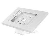 conecto Support pour Tablette, avec boîtier en Acier verrouillable pour Tab A 10.1 (2019)/ Tab A7/ S6 Lite 10.4/10.5"/11 et iPad 5/6/7/8/9/ iPad Air 9.7"/ 10.5"/10.9 "/iPad Air 9,7"/10,5"/11, Blanc