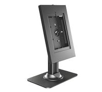 Conecto Support pour Tablette Verrouillable en Acier pour Tab A 10.1 (2019)/ Tab A7/ S6 Lite 10.4/10.5"/11 et iPad 5/6/7/8/9/ Air 9.7"/10.5"/10.9"/11, Noir