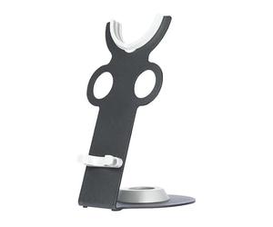 conecto Support sèche-Cheveux Compatible avec Dyson® Supersonic, Fixation magnétique Forte, Coussinet en Silicone, Gestion des câbles, Noir