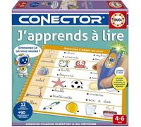Educa - Conector J'apprends à Lire | Jeu éducatif avec Plus de 90 Questions et réponses. 12 thèmes différents au Format Livre et Crayon avec lumière et Son. Recommandé pour Les 4 Ans et Plus (20168)