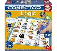 Conector Logic - Jeu éducatif - EDUCA - 90 questions, 12 thèmes, format livre - Dès 3 ans