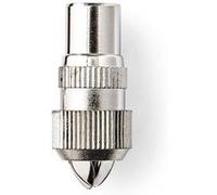 Conencteur IEC ( Coax) Nedis CSGP40902ME Argent G