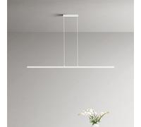 CONERY Lampe à Suspension créative Nordique Commande Murale Luminaire Moderne Lustre à LED en Fer Longue Lampe Suspendue à LED décor à la Maison Moderne éclairage de Suspension à intensité Variable