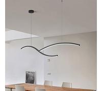 CONERY Lampe Suspendue à LED Minimaliste Lampe à Suspension réglable créative Suspension à LED en Aluminium Éclairage d'intérieur à LED Moderne Lustre d'îlot de Cuisine 3000-6000K pour Salle à Manger