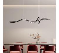 CONERY Luminaire suspendu irrégulier Long enveloppant autour du luminaire Lampe suspendue en fer Luminaires suspendus à intensité variable Éclairage à long luminaire Romantique Droplight Suspension