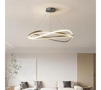 CONERY Lustre à Flexion et à enroulement Suspension en Aluminium Luminaire Suspendu à la Maison Moderne à LED Éclairage intérieur Simple Lampe Suspendue à intensité Variable Éclairage réglable pour