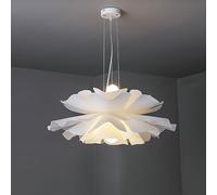 CONERY Lustre Fleur Blanche Dimmable Moderne LED Lampe Suspendue Acrylique Pendentif Lumière Minimaliste Éclairage Intérieur 3000-6000K Nordic Home Decor Appliquer Au Haut Plafond Salon Chambre Restau