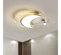 CONERY Plafonnier pour Chambre d'enfant Moderne Créatif Pleine Étoile Semi Encastré Plafonnier Romantique Protection des Yeux Chambre Plafonnier Simple Bar Près des Plafonniers