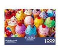 Cones colorés de crème glacée Papier Épais Et Durable Défi Cérébral Intéressant, Parfait pour Les Adultes À La Recherche D’Un Loisir Relaxant chez Soi 38x26cm/1000pcs
