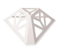 Cônes d'Agility Triangulaires 10pcs PE Résistant | Structure creuse unique, placement pour facile, haute visibilité, idéal slalom chien, 10 incluses(Fluorescent Yellow)