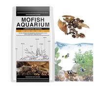 Cônes d'aulne naturel pour aquariums - Décorations botaniques abaissées, mini pommes de pin | Idéal pour les crevettes et les aquariums, améliore la qualité de l'eau, fournit un habitat naturel, pour