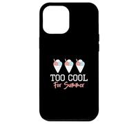 Cônes de Neige Amusants Trop Cool pour l'été pour Un Amateur de Glace rasée Coque pour iPhone 12 Pro Max