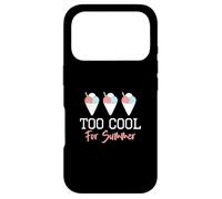 Cônes de Neige Amusants Trop Cool pour l'été pour Un Amateur de Glace rasée Coque pour iPhone 17 Pro