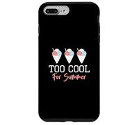 Cônes de Neige Amusants Trop Cool pour l'été pour Un Amateur de Glace rasée Coque pour iPhone 7 Plus/8 Plus