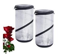 Cônes de protection d'hiver pour fleurs - Cloche de couverture antigel réutilisables de 2 pièces | Gilets à dôme pour isolation de plantes d'extérieur | pour jardin serre patio balcon cour cesp