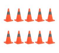 Cônes de signalisation escamotables 10 pcs 42 cm