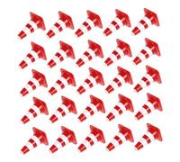 Cônes de Signalisation Jouet pour Garçon et Filles 60 Pièces ABS Rouge | Éducation Routière Précoce, Aides de Maternelle, Portables, Règles et Reconnaissance des Symboles