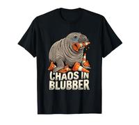 Cônes de signalisation Viral Seal Chaos in Blubber Australia Seals T-Shirt