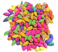 Cônes d'encens 280 pcs Encens Cone Bullet Encens Mixtes Cônes d'encens à Reflux Jasmin Lavande Bois de Santal osmanthus Rose pour Brûleur D'encens pour la Maison,Restaurant,Toilet (280 pcs Cônes)