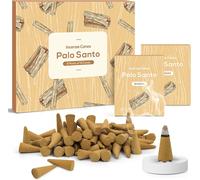 Cônes D'encens,Assortiment Encens Cone 120pcs,Palo Santo Cônes D'encens