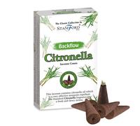 Cônes d'encens backflow - citronnelle 37423 Puckator Stamford Blanc 4x1x1cm