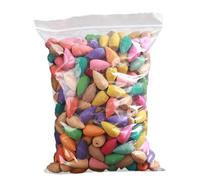 Cônes d'encens - Farine de Bois Naturelle Taille Standard | Cônes d'encens en Cascade à Flux postérieur | Arômes aromatiques à Reflux pour la Relaxation, la méditation, Le Sommeil et