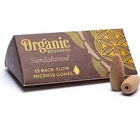Cônes d'encens naturel de retour du bois de santal -- 24 g