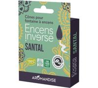 Cônes d'encens pour fontaine à fumée Bois de santal - Inverse