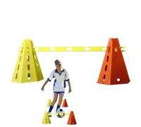 Cônes d'Entraînement de Football | Petits Hurdles d'Agilité et de Vitesse | Cônes d'Entraînement Sportif de Football Extérieur | Pour Intérieur Extérieur Athlètes Adultes