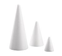 Cônes En Polystyrène, Plein, Hauteur 6,5 Cm