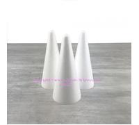 Cônes en polystyrène - Unique - Lot de 3 - 20 cm de haut - Base de 9 cm - Haute densité