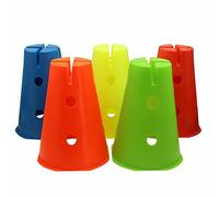 Cônes et pylones Paquet de 10 cônes de Sport en Plastique de Couleur, de la Maternelle à l'intérieur de l'intégration sensorielle d'intégration sensorielle Agilité Cône d'obstacle