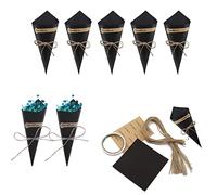 Cônes Kraft Rétro - 50 Pièces Mariage Confettis Pétales Bouquet Tube