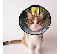 Cônes personnalisés pour animal domestique - Design unique pour chat et chien, collier pour la récupération post-opératoire, cou réglable, un petit chien vivant S