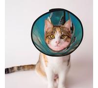 Cônes personnalisés pour animal domestique - Design unique pour chat et chien, collier pour la récupération post-opératoire, cou réglable, tortues de mer, taille S