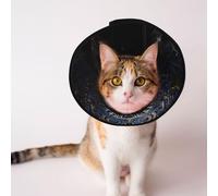 Cônes personnalisés pour animal domestique - Design unique pour chat et chien, collier pour récupération post-chirurgie, cou réglable, bijou œil mystique M