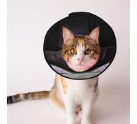 Cônes personnalisés pour animaux de compagnie - Design unique pour chat et chien, collier pour la récupération post-chirurgie, cou réglable en gros plan L